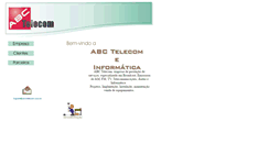 Desktop Screenshot of abctelecom.com.br